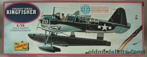 Lindberg 1/72 Vought OS2U Kingfisher - Wheels or Floats, 590 plastic model kit